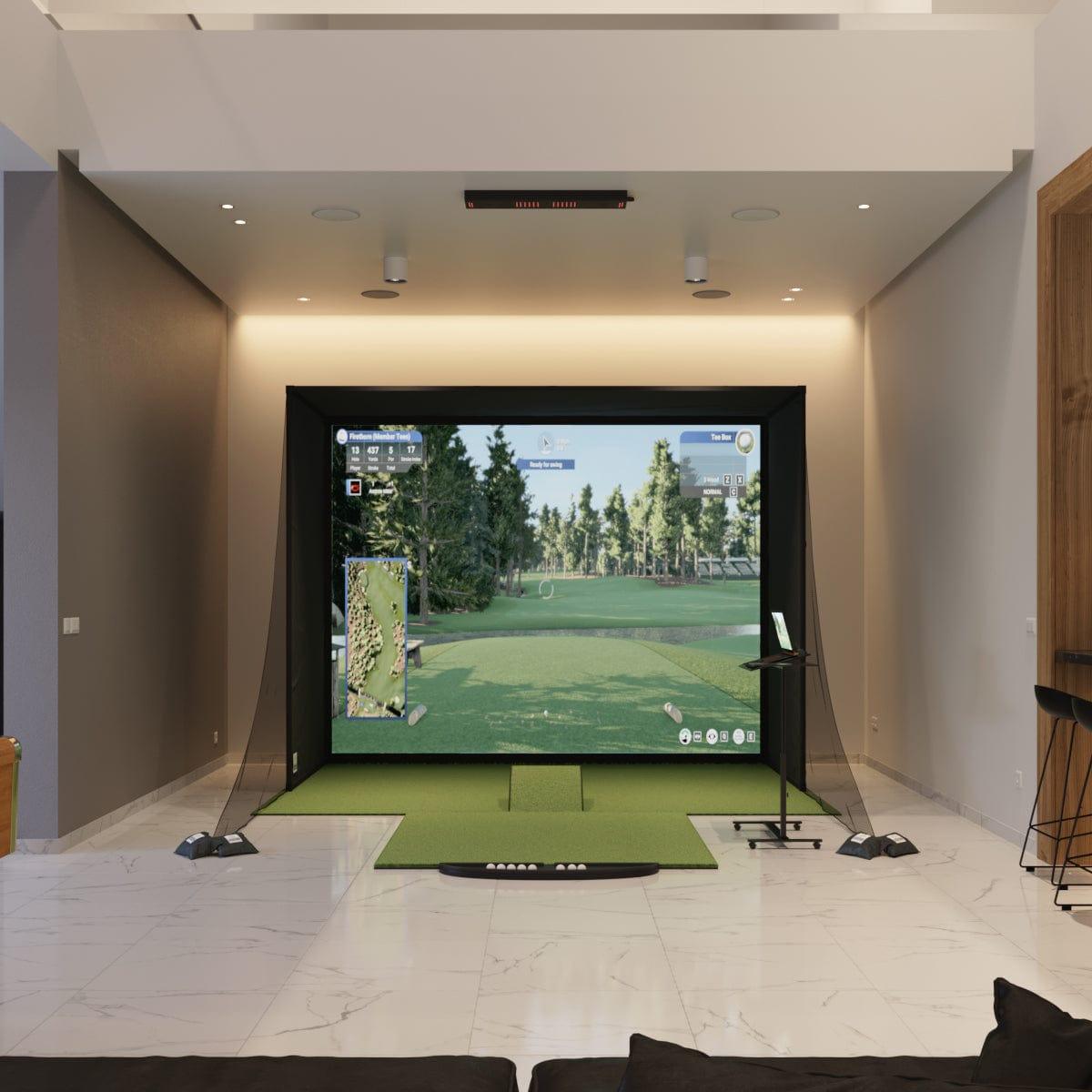 Uneekor EYE XO2 SwingBay Golf Simulator Package